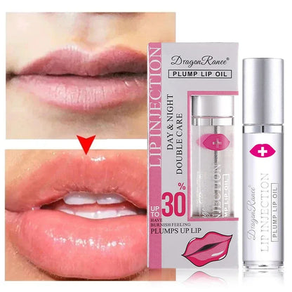 Volumen instantáneo de labios, aceite potenciador de labios.